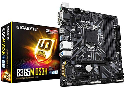 Gigabyte B365M DS3H (LGA1151/Intel/Micro ATX/USB 3.1 Gen 1 (USB3.0) Type A/DDR4/Motherboard)