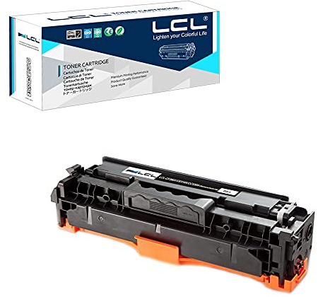 LCL Remanufactured Tonerkartusche 304A CC530A (1 Schwarz) Ersatz für HP Color Laserjet CP2020 CP2025 CM2320 CP2025dn CP2025n CP2025x CM2320fxi CM2320n CM2320nf