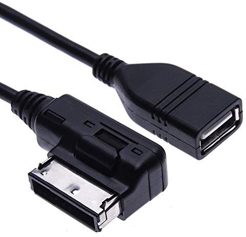 Keple AMI MDI USB Music Interface MP3 Adapter Audio Adaptor Compatible with Audi A3, A4, S4, A5, S5, S6, A8, S8, A8-L, Q3, Q5, Q7, TT, R8, VW Jetta, Golf Mk6, Tiguan, Touareg, Wagon, Skoda, Seat 2m