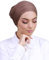 Turban Hijab Kopfbedeckung für muslimische Frauen Gr. One size, braun TU-2 (Marron)