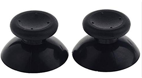 Gamer Gear Thumbstick Griffe für Xbox 360 Controller – ersetzen abgenutzte analoge Thumbsticks – 2 Stück schwarze Daumensticks