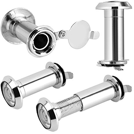 220 Degree Wide Viewing Angle Door Viewer with Heavy Duty Privacy Peephole Front Cover Hardware Door Viewer for Home and HotelDoor and Window Hardware and Locks