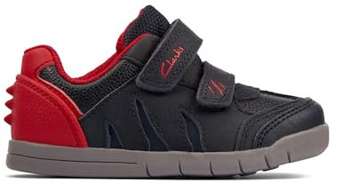 Clarks Rex Play T, Zapatillas Niños, Azul (Azul Marino), 21 EU