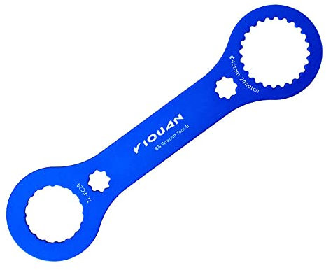 Fahrrad-Tretlagerwerkzeug, Aluminiumlegierungs-Achsenschlüssel-Werkzeug DUB/TL-FC32 25 24 Adapter BB-Reparaturwerkzeug-Entferner für Radfahren, Reitausrüstung (Modell B)
