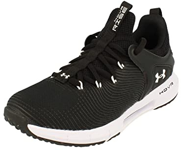 Under Armour Womens HOVR Rise Running Trainers 3023010 Sneakers Shoes (UK 4.5 US 7 EU 38, White Black 001)