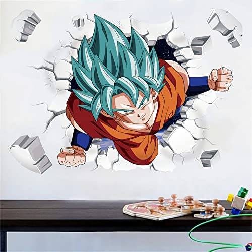 Wandsticker Kinder, Dragon Ball Wandtattoo Dragon Ball Kinder Wandtattoos Anime Poster, Wandaufkleber Wanddeko für Wohnzimmer Schlafzimmer Kinderzimmer
