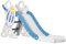 AIYAPLAY Kids Slide Freestanding Toddler Slide Space Theme for Indoor Outdoor Ages 1.5-3 Years - Blue