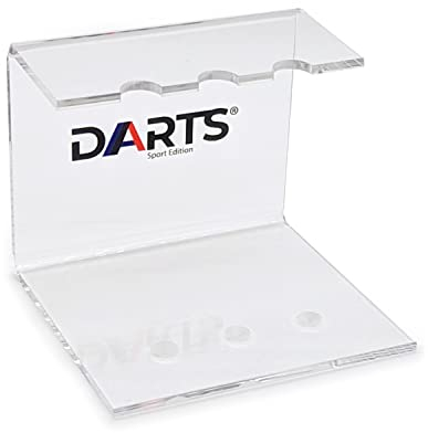 DARTS Sport Edition Dartständer Steeldarts Proud-X Acryl Ständer Darts – Dart Display für 3 Dartpfeile (Pfeile)