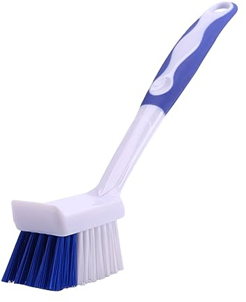 DOITOOL 2pcs Sink Scrubber Dish Pan for Sink Square Pan Scrubbing Brush Handle Scrubber Brush Kitchen Utensils Gadget Cleaning Brush Dish Brush Dishwasher Pot Brush Dedicated Detergent