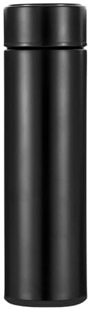 ARVALOLET LED Thermos Flask, 500 ml, Intelligent Coffee Cup, Vacuum Insulated, Stainless Steel, for On the Go
