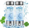 Generador de botellas de agua de hidrógeno, máquina ionizadora de agua de hidrógeno portátil, recargable, vaso de agua rico en hidrógeno para viajes, 420 ml, regalo para amigos/mujeres/hombres/mamá