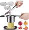 Potato Ricer Mashe with 3 Interchangeable Discs Manual Masher for Potatoes, Fruits, Vegetables, Yams, Squash, Baby Food and More