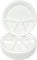 ECONX 4 Compartment Bagasse Plates 12 Inch Disposable Compostable Dinner Party Plates Heavy Duty Clamshell Eco Friendly Plates Perfect for Everyday USE Party Picnic BBQ (25)