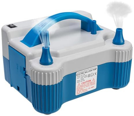 Bomba Para Inflar Globos - Máquina Para Inflar Globos Portátil De Doble Boquilla | Soplador De Globos Sin Helio | Bomba De Aire Eléctrica Para Globos | Soplador Inflable Para Eventos | Soplador De Bom