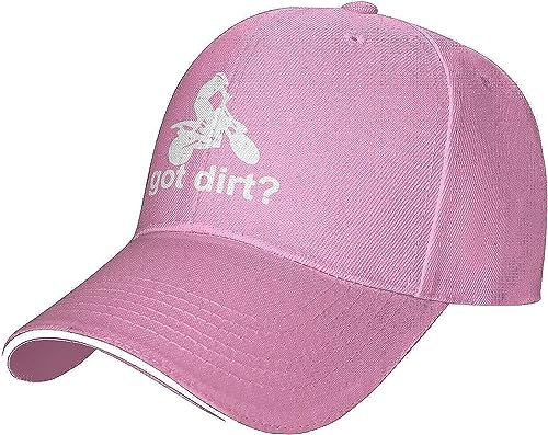 fifbird Got Dirt Bike Motocross Racing Baseball Cap Klassisch Verstellbare Mütze, rose, Einheitsgröße