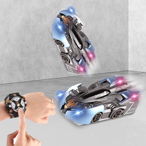 OBEST Ferngesteuerte Auto Kletterwand 2,4 GHz Spielzeugauto RC Stunt Auto für Kinder 360° Driftrotation Wall Climber RC Car USB Wiederaufladbare