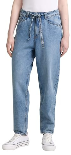 Tom Tailor Denim Damen TTADEA Barrel Jeans mit Gürtel