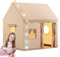Kinderspielhaus Indoor, Spielhaus Für Kinderzimmer, Innenbettzelt Für Kleinkinder, Spielzelt Prinzessin, Kinderzimmer deko- Lesezelt &Spielzimmer, Für Kleinkinder 3-13 Jahre 120 × 105 × 128cm