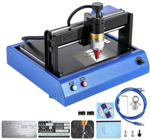 Electric Metal Marking Machine, 400W Dot Peen Marking Machine, Marking Speed 50mm/s, Depth 0.05mm-1mm, for Industrial Nameplate Dog Tags Jewelry