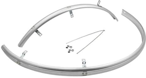 MVTEK, Kotflügel 28 x Breite: 36mm CONDORINO Silber Unisex Erwachsene, Schwarz, One Size