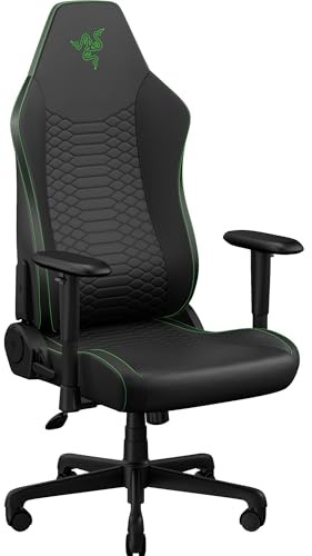Razer Iskur V2 X NewGen - Silla Gamer ergonómica con Comodidad Transpirable - Cuero EPU de 2.ª Gen tecnología Cooltouch - Soporte Lumbar Integrado - Base del Asiento y Arcos superanchos | Negro