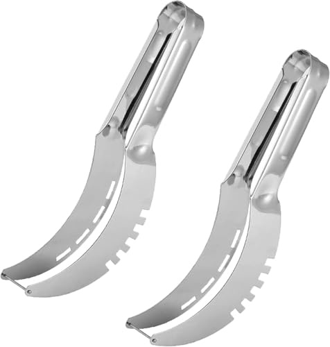Watermelon Slicer Cutter, Affettatrice per Anguria, Taglia Anguria Fette Acciaio Inox, Coltello Per Anguria, Taglia Anguria Fette Acciaio Inox, Coltello da Anguria per Anguria