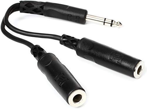 HOSA YPP-118 Headphone Splitter cable with quarter inch jacks