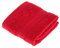 HOMESCAPES Red Turkish Cotton Face Cloth Flannel Super Soft Thick & Absorbent 500 GSM Towel Heavy Weight for everyday Luxury
