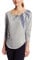 Zumba Fitness Damen Top Stylin' Long Sleeve Tee, Thunderin Gray, XS