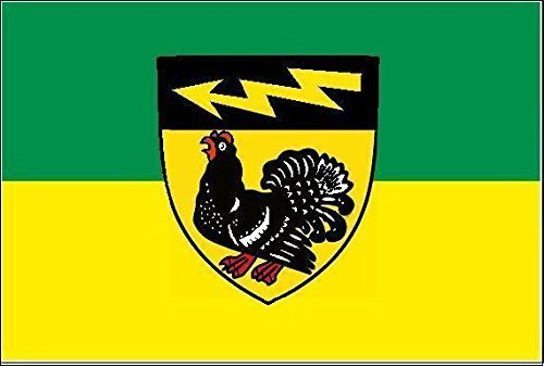 U24 Aufkleber Wiesmoor Flagge Fahne 8 x 5 cm Autoaufkleber Sticker