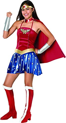Rubie's Damen Justice League, Teen Wonder Woman Costume Erwachsenenkostüm, merhfarbig, Teenager