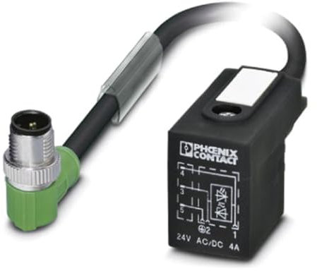 Phoenix Contact SAC konfektioniertes Sensorkabel 3-adrig Stecker/DIN 43650 Form-BI, Länge 600mm