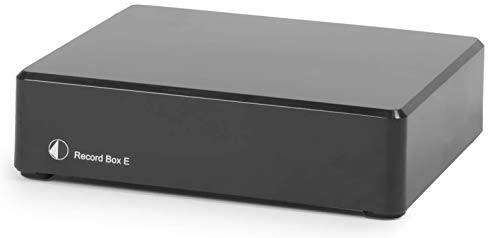 Pro-Ject Record Box E, Phonovorverstärker mit A/D Wandler und USB-Anschluss zum Digitalisieren Ihrer Plattensammlung (Schwarz)