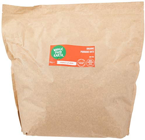 Wholefood Earth® Organic Porridge Oats - Nuts - High Fibre - 3kg