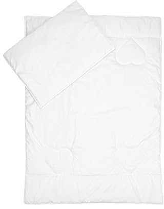 Gesteppte Ganzjahres-Baby-Bettwäsche, Bettdecke und Kissen, 150 x 120 cm, Füllung für Kinderbett