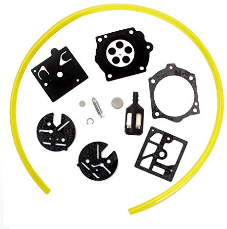 AISEN Vergaser Reparatursatz Membrane Satz für Walbro K10-HDC für STIHL FS 151 015 015AV 015L Solo 600 605 606 616 631 Husqvarna 140S 240S 44 444 Kettensäge