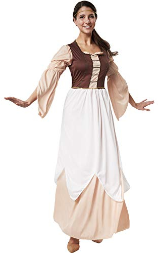 dressforfun 900549 - Damenkostüm schöne Müllerstochter, Mittelalterliches Kostüm in warmen Farben (XXL | Nr. 302527)