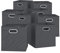 Vicco Faltbox, Regalbox, Anthrazit, 30 x 30 cm 8er Set