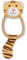 Beco Dog Toy - Recycled Soft Tiger Toy with Tug Rope, Puppy Friendly, Squeaker, Large