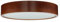 Deckenleuchte Glas Holz rustikal Flur Wohnzimmer Ø47 cm E27 3-flammig flach Modern blendarm runde Deckenlampe Treppenhaus ARBARO