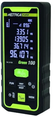 Télémètre laser METRICA Flash Green 100 100m - 61100