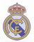 FRIENDLY LICENSE Real Madrid - Alfombrilla para Ratón - Forma y Colores del Escudo del Club - Base de Goma Antideslizante - Revestimiento Impermeable - Producto Oficial del Equipo