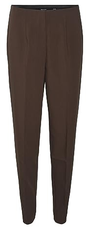 VERO MODA VMSANDY HR Tapered Pant Noos Pantaloni a Carota, Coffee Bean, M/32 Donna