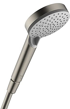 hansgrohe Vernis Blend High Pressure Handheld Shower Head 2-Spray Rain, IntenseRain in Brushed Nickel, 1.75 GPM, 26340821