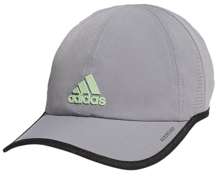 adidas Herren Superlite 2 Cap, Grau/Semi Green Spark/Schwarz, Einheitsgr��e