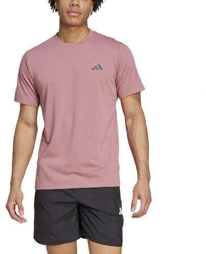 adidas Herren Train Essentials Comfort Training Tee, preloved Crimson/Black, XL