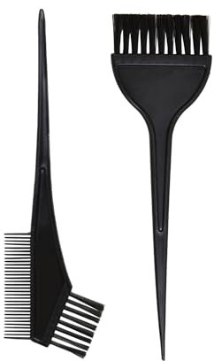 YANTAISIYU 2 Piezas Pinceles para Teñir el Cabello Peine Brocha Tinte Pelo Profesional Cepillo para Teñir el Cabello