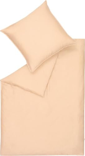 ESPRIT Home Bettwäsche-Garnitur Washed Cotton Farbe Peach Größe 200x200+2x80x80