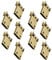 MOOKEENONE 10Pcs MINI HDMI Male Connector Gold Plated 19 Pin Repair Plug Soldering Wire Type Connectors