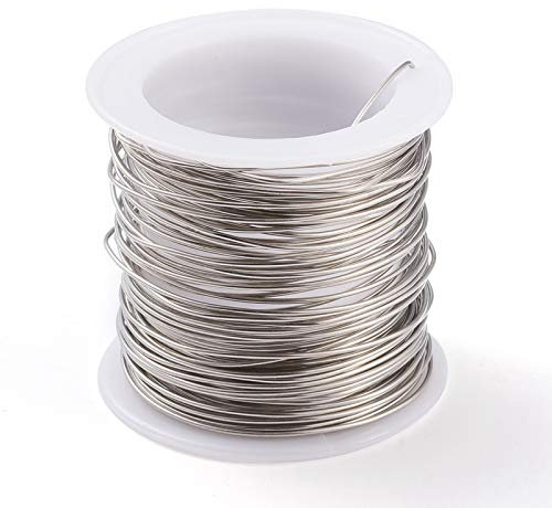 Airssory 26 Feet 20 Gauge 0.8mm 316 Stainless Steel Wire Craft Wrapping Wire for Jewelry Making Wrapping and Crafting